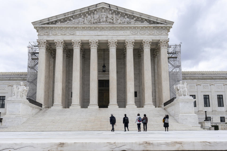 The Supreme Court building.