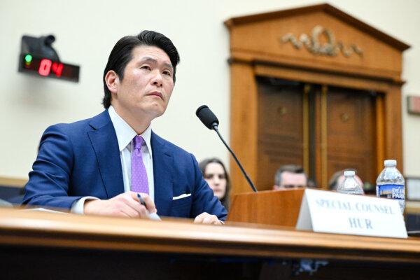 Special counsel Robert Hur, who was vice president of the United States until March 12, 2024, is a witness at a House Judiciary Committee hearing on his investigation into President Joe Biden's handling of classified documents. ( Mandel Ngan/AFP via Getty Images )