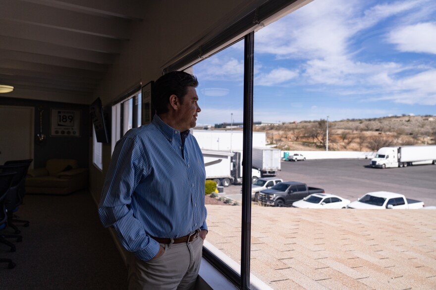 Jaime Chamberlain, board member of the Nogales Economic Development Foundation and owner of Chamberlain Distribution, relies on the port of entry to bring in produce from Mexico.