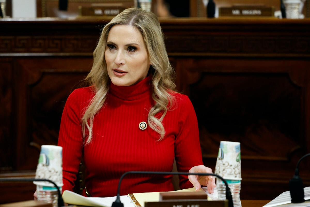 Rep. Laurel Lee (R-FL ) addresses the House Committee on Homeland Security during a hearing on January 30, 2024 on Capitol Hill. ( Anna Moneymaker/Getty Images )